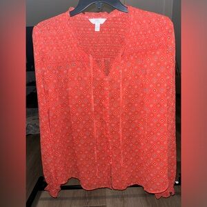 Never worn Time & Tru long sleeve blouse